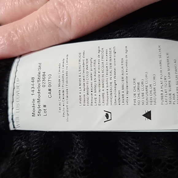 Joseph Ribkoff lace cover up size 8 - Picture 4 of 4